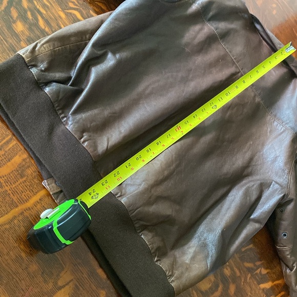 Vintage Compagnie Generale Aeropostale Leather Bomber Jacket - Picture 9 of 10